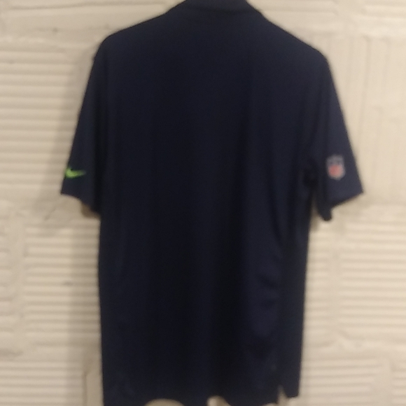 Nike SeaHawks Nfl dri fit on field apparel large Polo. - Picture 6 of 6